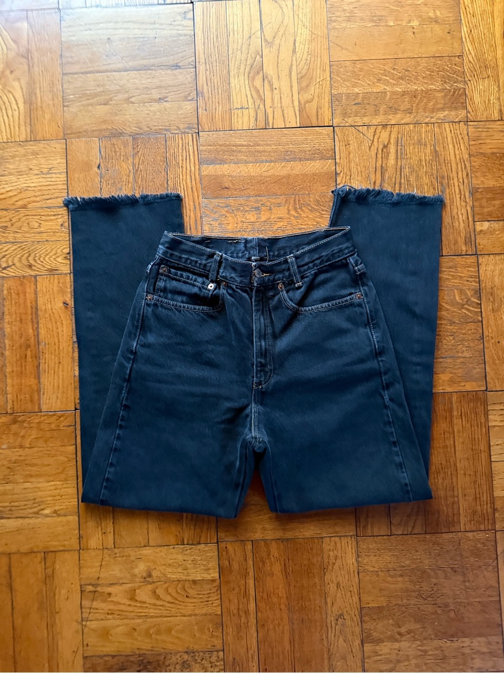 Women’s Vintage Black Levi’s 505 Straight leg Jeans